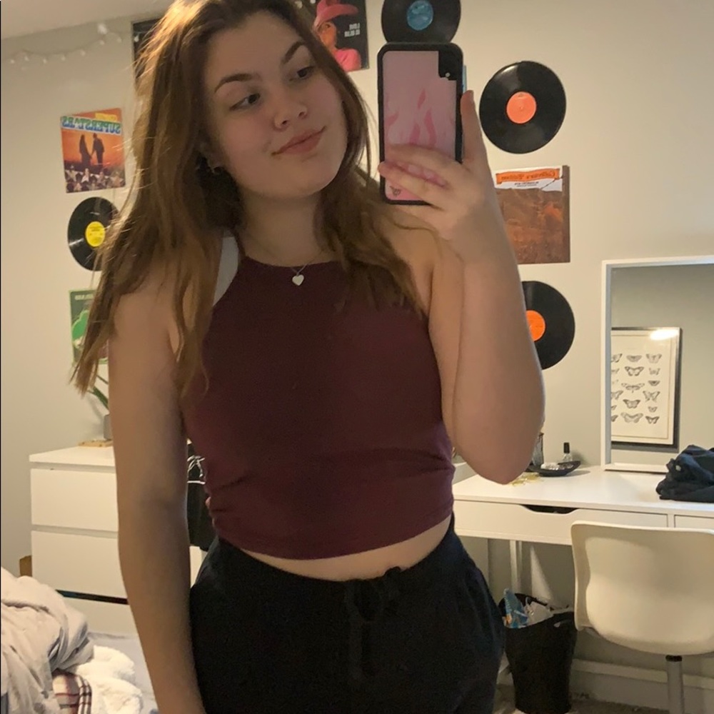 garage halter top